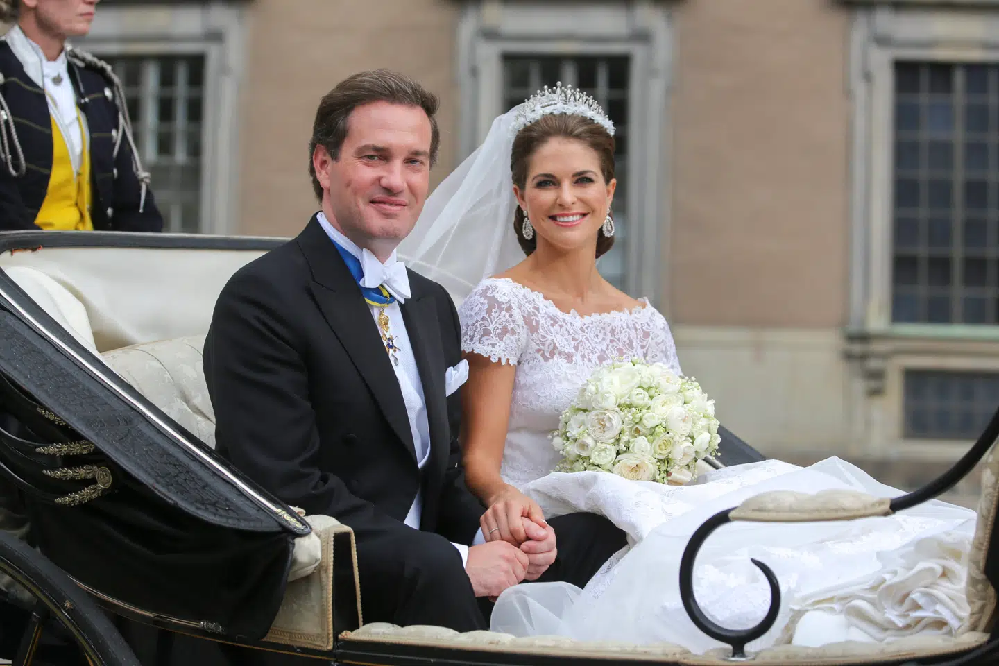 (ARKIV) Prinsesse Madeleine og hendes mand Christopher O"Neill ved deres bryllyp i 2013. (Foto: SOREN ANDERSSON/Scanpix 2018)