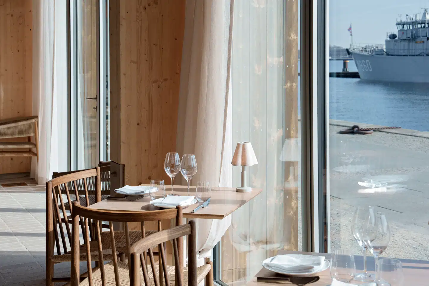 Restaurant Aye Aye ligger godt med udsigt til Københavns havn. Maden, derimod ...