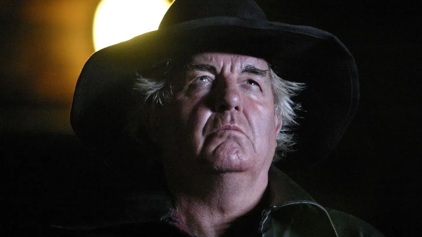 Kjeld Nørgaard som den onde Thorsen i 'Jesus og Josefine'.