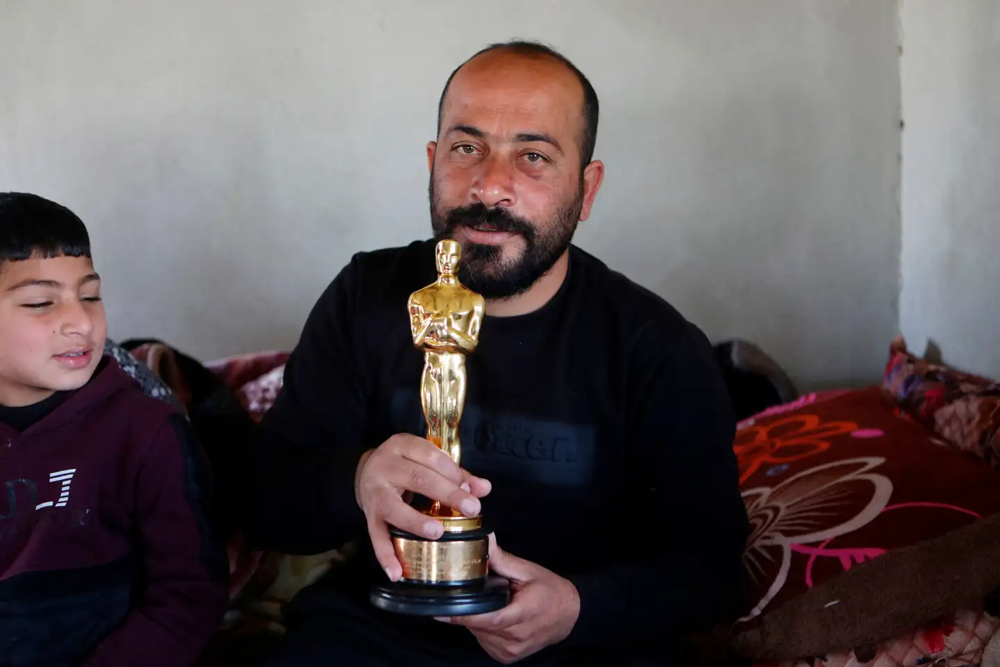 Hamdan Ballal, der er medinstruktør på den Oscar-vindende dokumentarfilm 'No Other Land'. Foto: Mamoun Wazwaz, Scanpix
