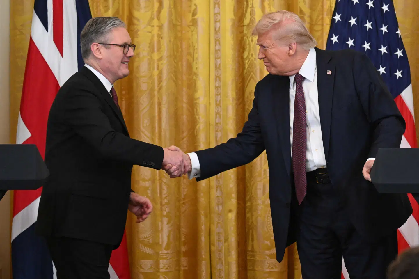 USA's præsident, Donald Trump, og den britiske premierminister, Keir Starmer, blev i telefonopkald enige om at holde kontakten i "de kommende dage", siger talsperson ifølge Sky News. (Arkivfoto).