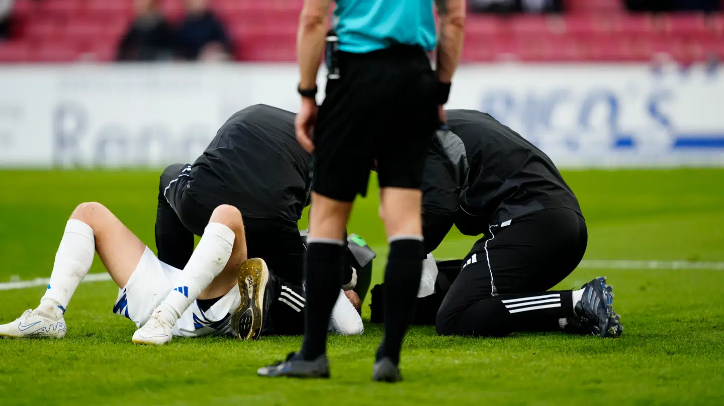 Magnus Mattsson i voldsomt sammenstød.