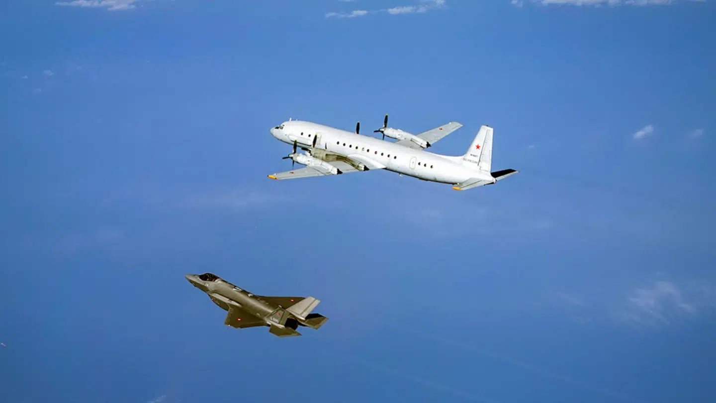 Danske F-35-fly har været på vingerne på første vagt for afvisningsberedskabet. Det fulgte et russisk fly, som var i internationalt luftrum og altså ikke krænkede dansk territorium. (Arkivfoto).