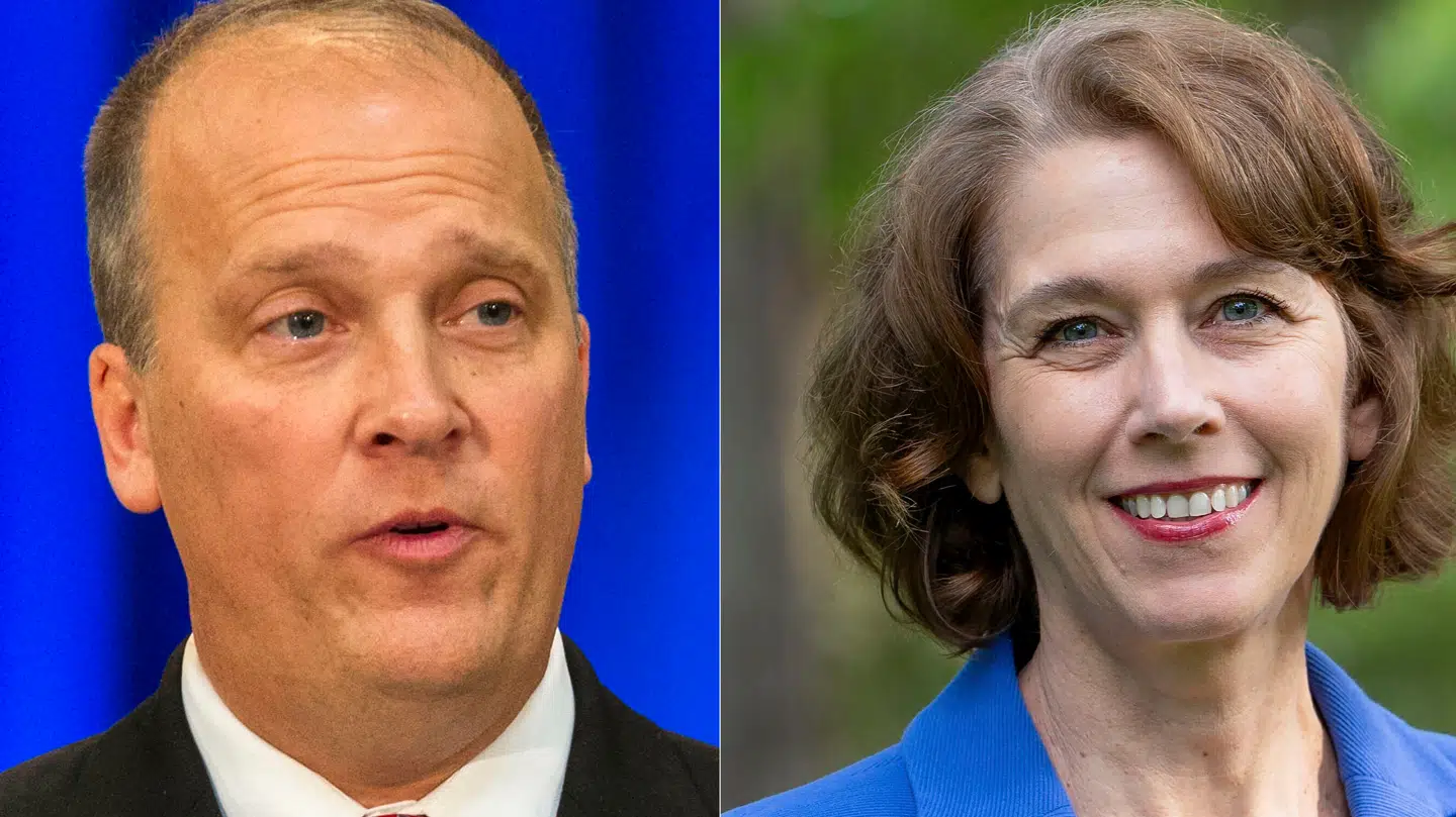 Brad Schimel og Susan Crawford kæmper om det ledige sæde i Wisconsins højesteret.