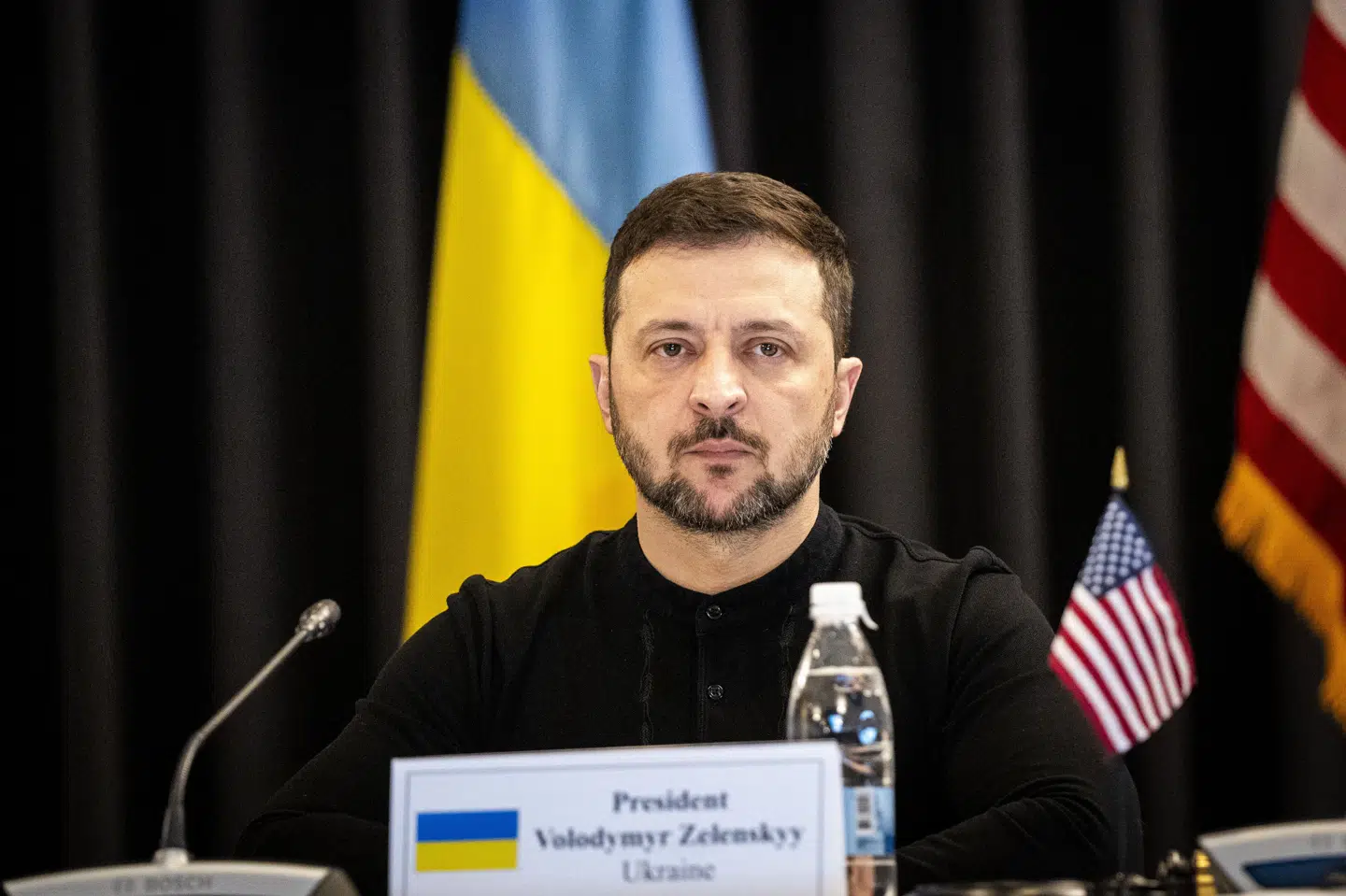 På fredag skal en mindre gruppe lande mødes med Ukraines præsident, Volodymyr Zelenskyj, for at diskutere en mulig fredsbevarende mission i Ukraine. (Arkivfoto).