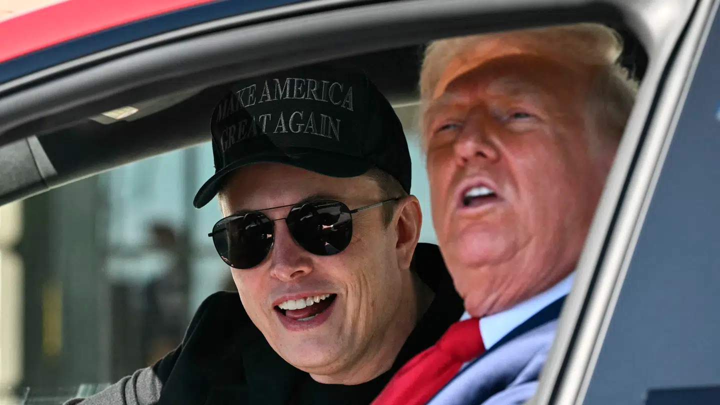 Præsident Donald Trump og rigmanden Elon Musk fotograferet sammen i begyndelsen af marts. (Arkivfoto)