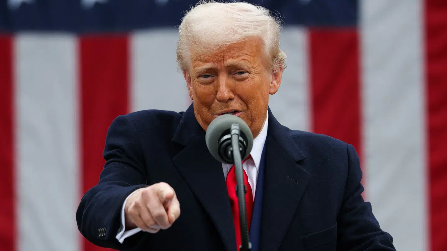 USAs præsident under sin tale i Washington onsdag aften.