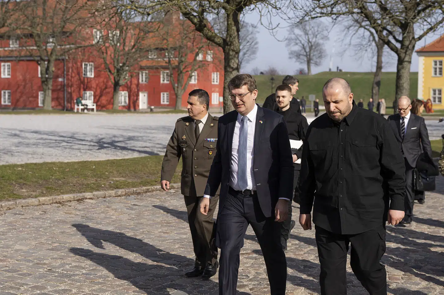 Forsvarsminister Troels Lund Poulsen (V) har tidligere modtaget den ukrainske forsvarsminister i København. Nu sendes der støtte til Kyiv. (Arkivfoto).