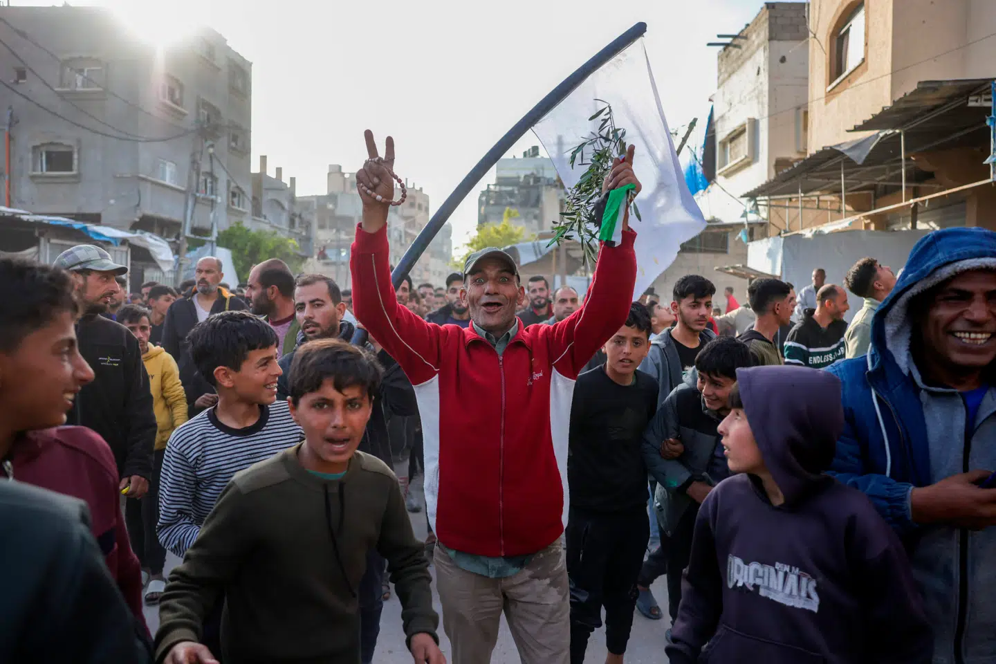 Demonstrationer i Beit Hein i det nordlige Gaza. Foto: AFP, Scanpix