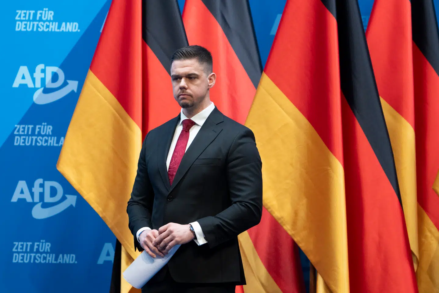 Hannes Gnauck, Junge Alternatives nu tidligere leder. Foto: Sebastian Kahnert, Scanpix