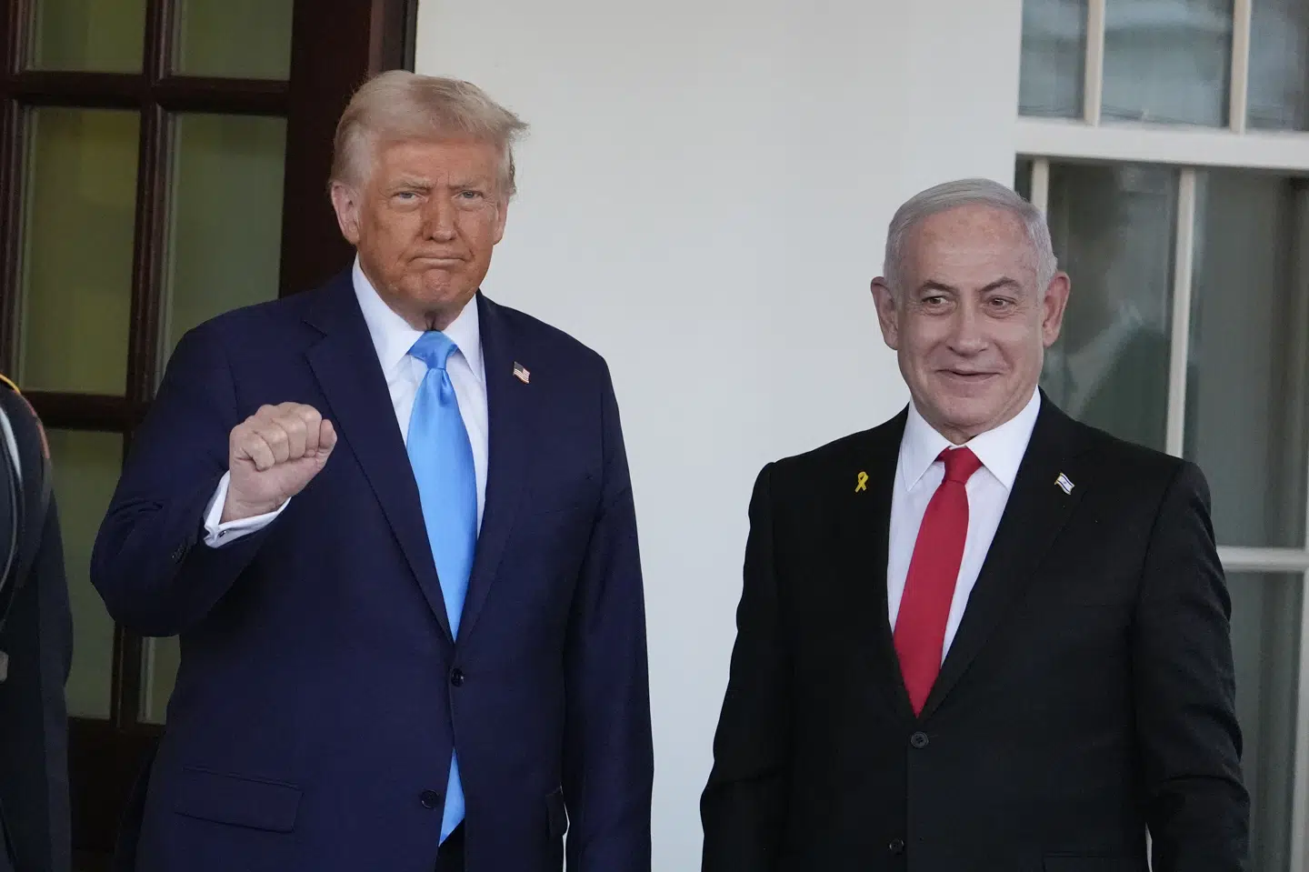 Benjamin Netanyahu under et besøg hos Donald Trump i Det Hvide Hus i februar. Den israelske premierminister var den første til at aflægge statsbesøg i USA efter Trumps indsættelse. (Arkivfoto).
