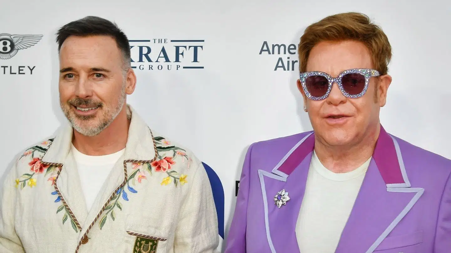 Elton John og hans mand, producer David Furnish.
