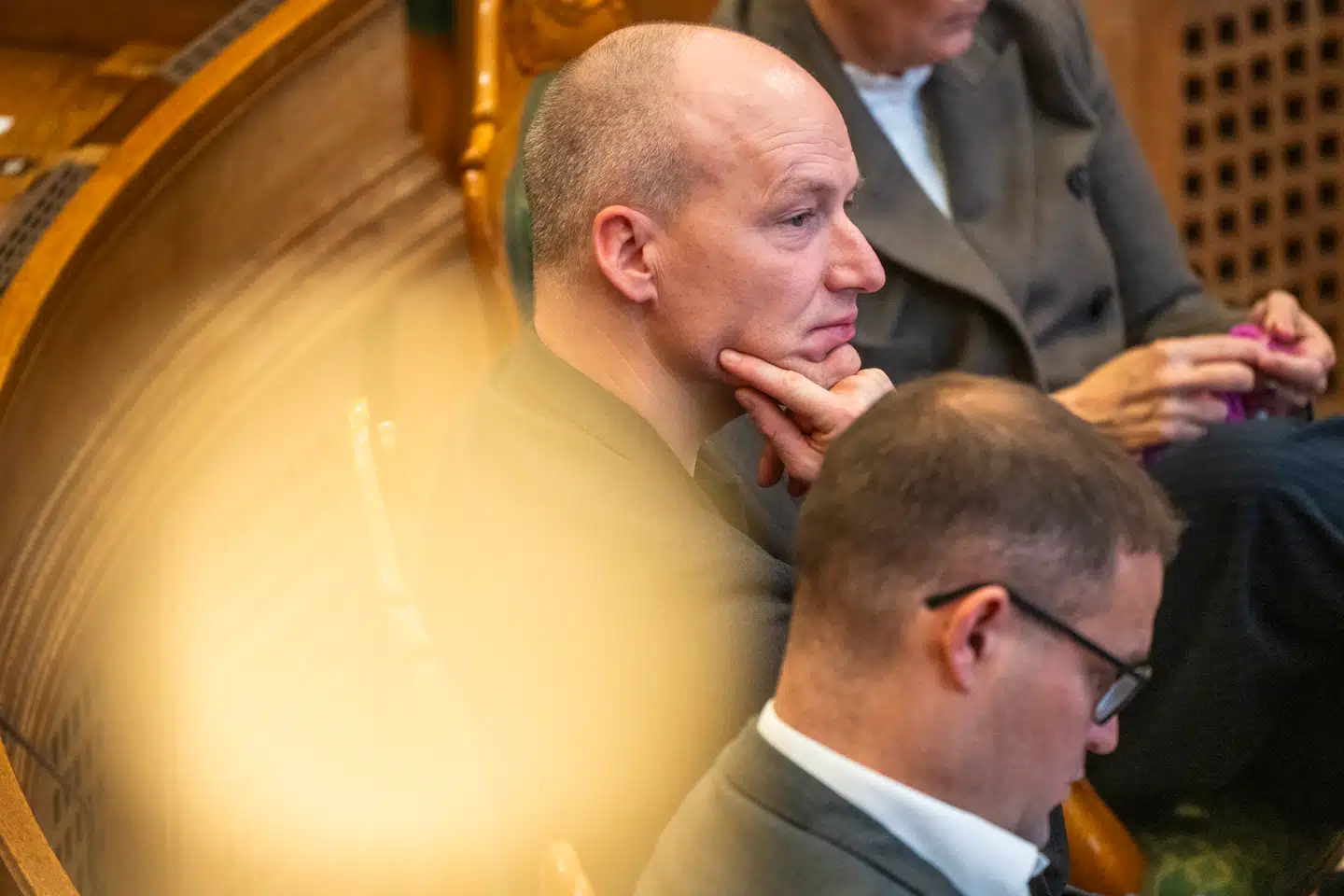 Møde i Folketingssalen med statsministerens spørgetime på Christiansborg. Enhedslistens politiske ordfører, Pelle Dragsted (Ø).