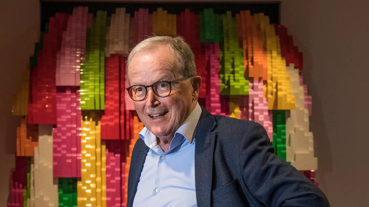 Kjeld Kirk Kristiansen – tredje generations ejer af LEGO Koncernen og formand for bestyrelsen i KIRKBI A/S – fotograferet i LEGO House i Billund.