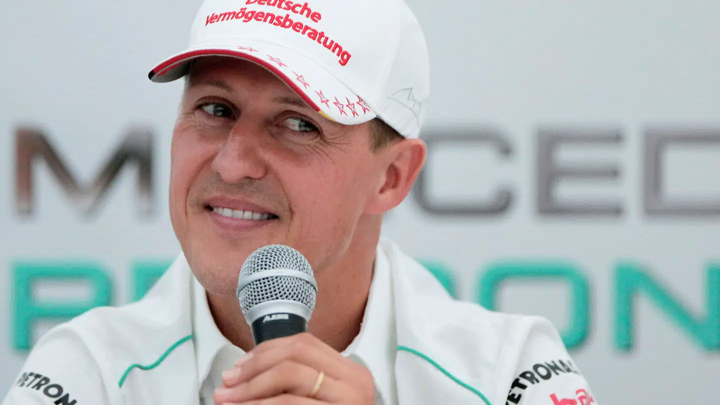 Michael Schumacher, der ikke er set offentligt siden sin skiulykke i 2013, er blevet morfar.