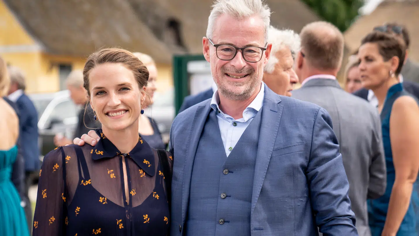 Arkivfoto af Rane Willerslev og hans hustru Sophie Seebach.