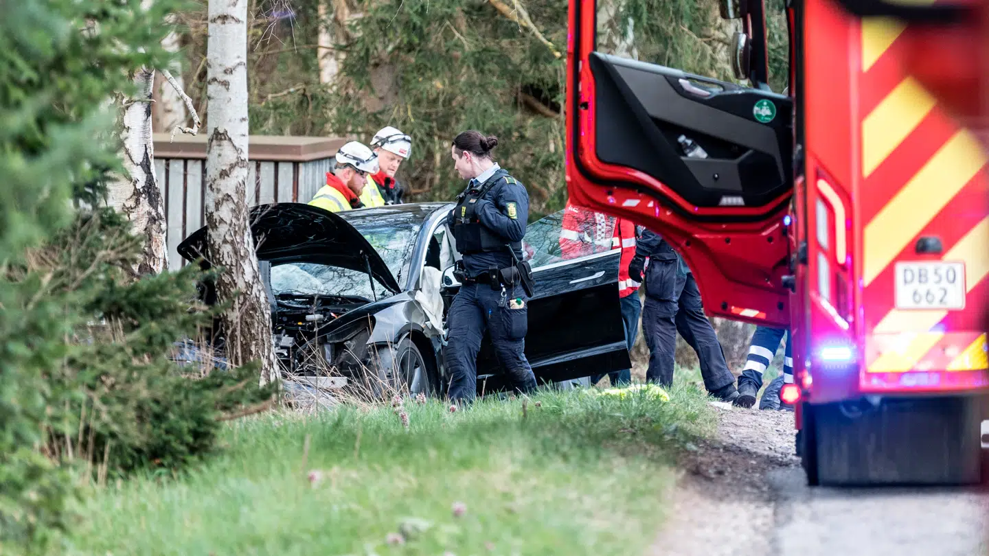 Politiet rykkede lørdag morgen ud til en alvorlig trafikulykke ved Borup.