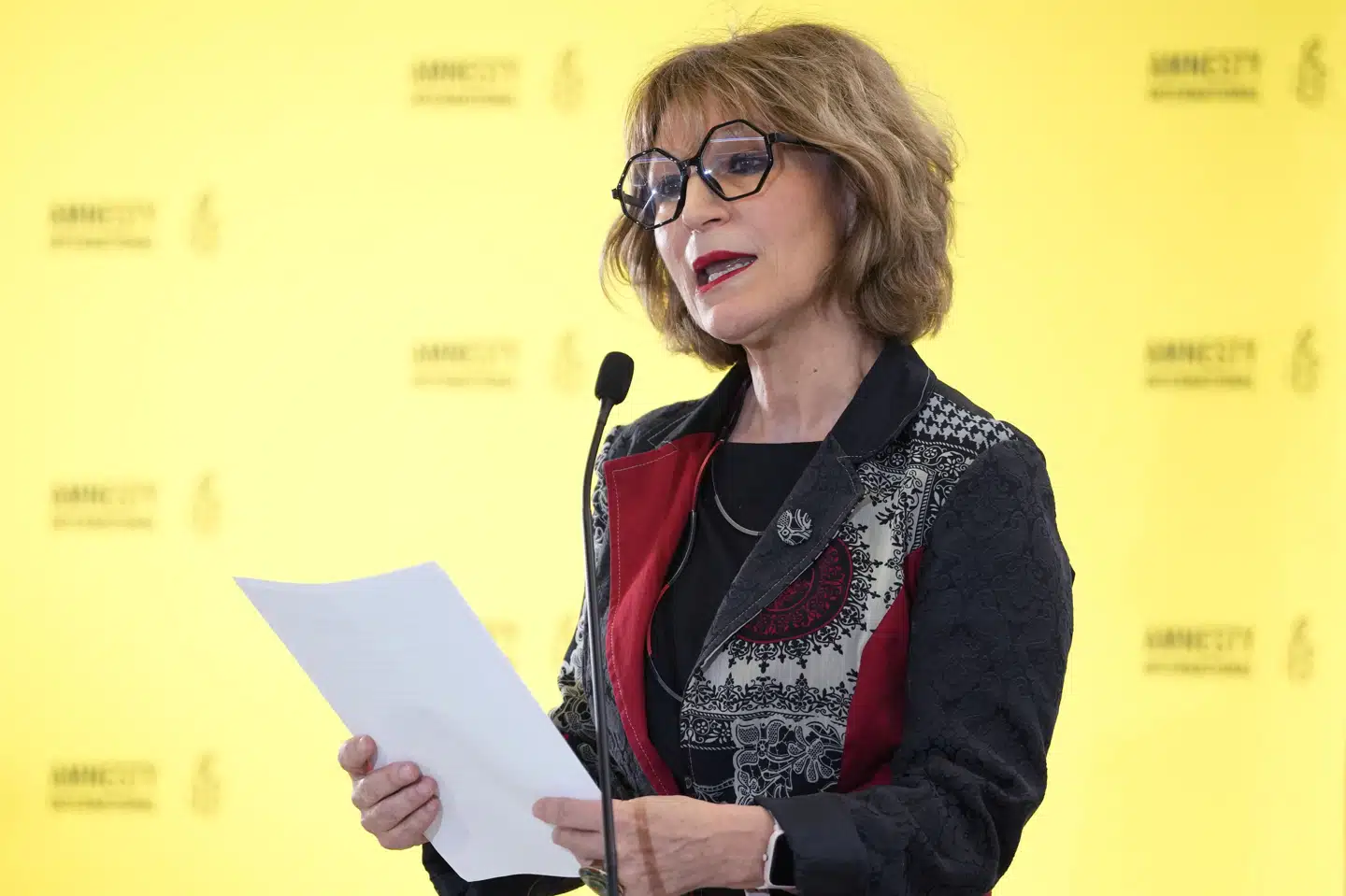 Agnès Callamard, der er generalsekretær for Amnesty International, mener, at verden er på vej væk fra dødsstraf. (Arkivfoto).