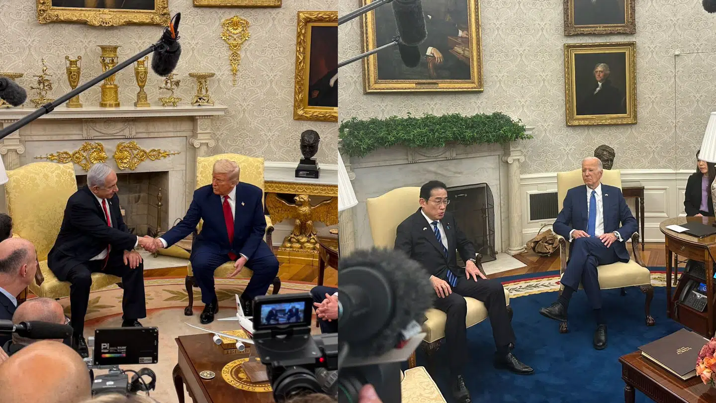 Billedet viser det samme Ovale Kontor, men indretningen er forskellig.