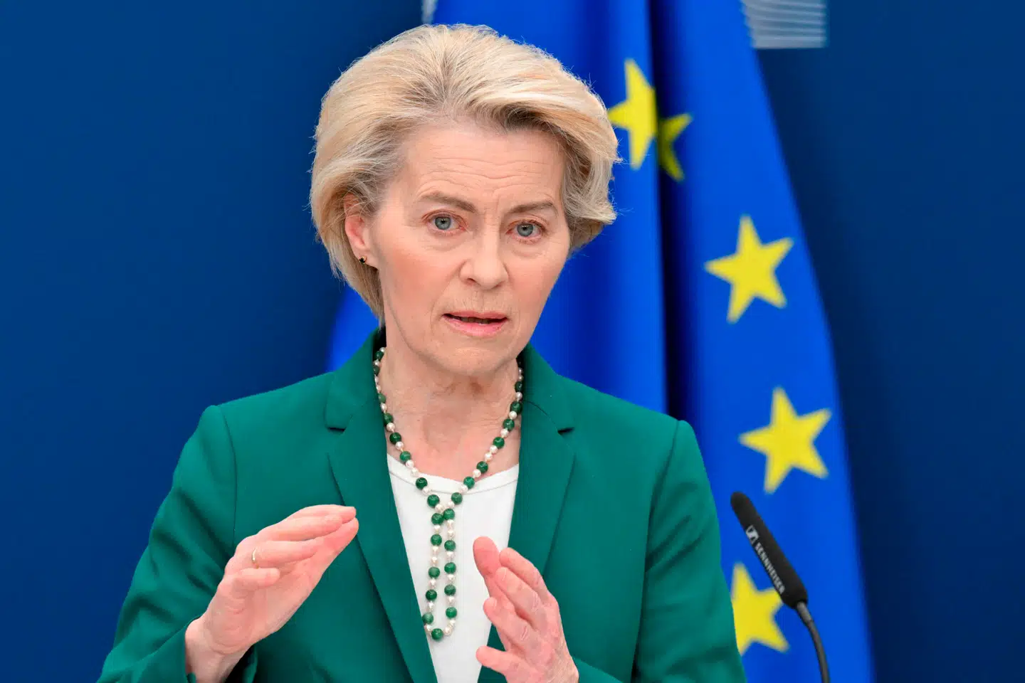 Ursula von der Leyen rette blikket mod Kina.
