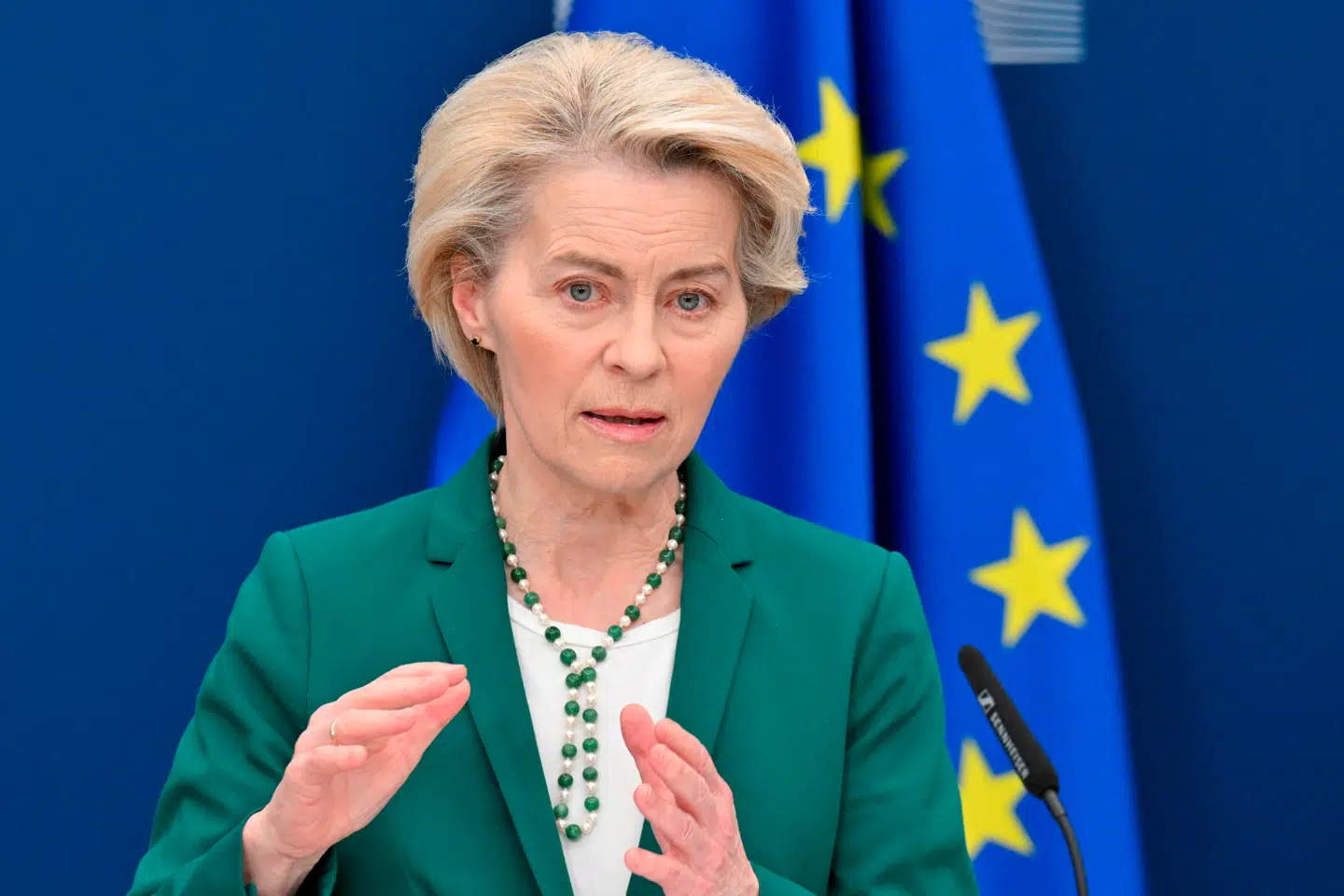 Ursula von der Leyen rette blikket mod Kina.