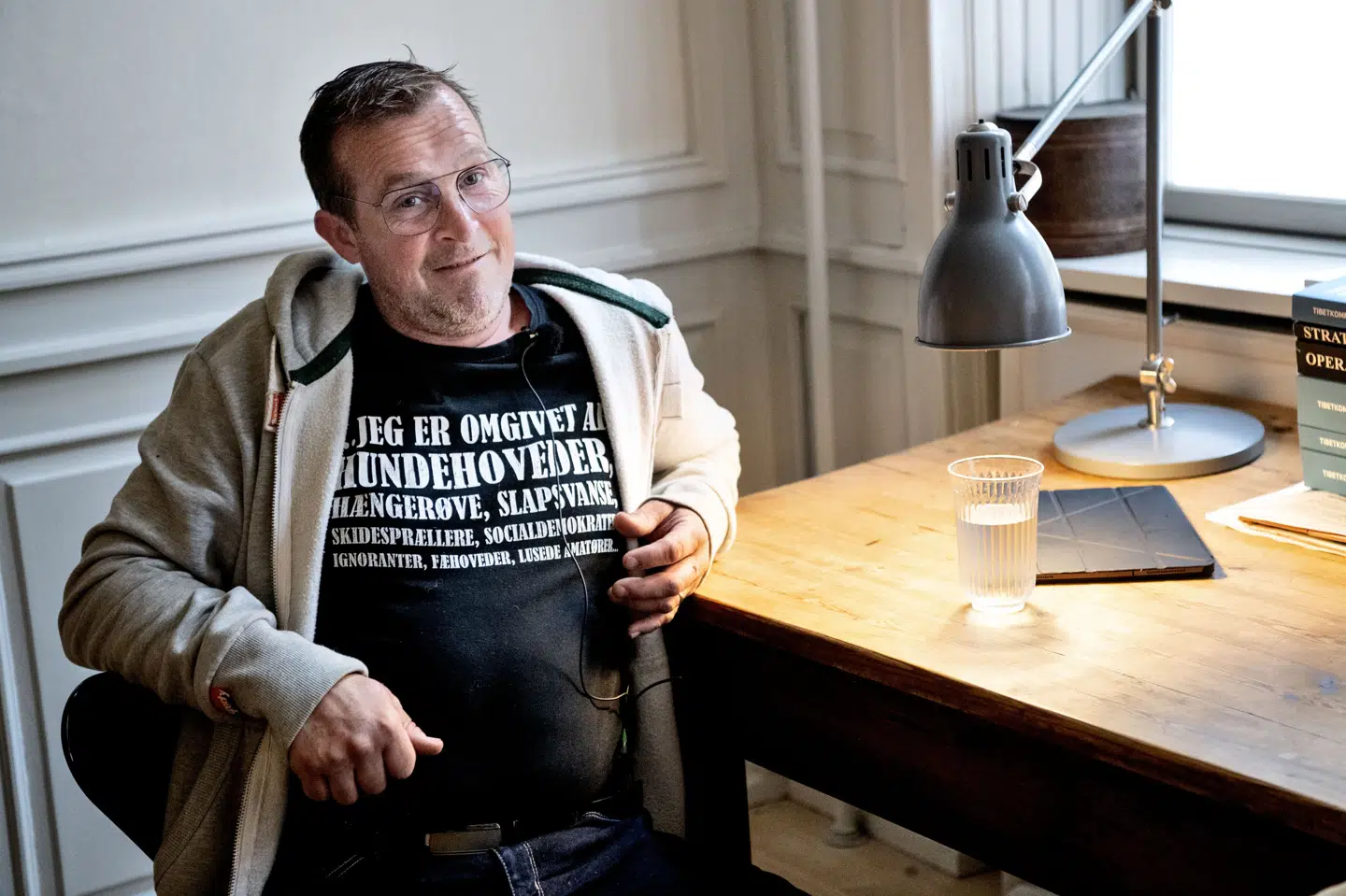 Den i dag 56-årige Herman Himle lod sig fotografere og interviewe i forbindelse med drabssagen i 2021, hvor han blev frifundet for anklager om et drab begået på færgen "Viking Sally" i 2021.