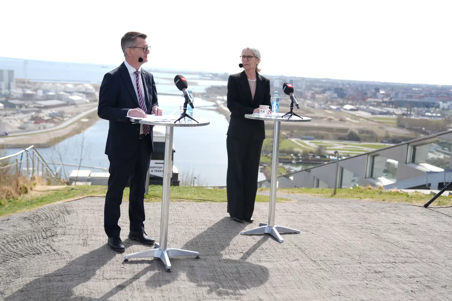 Beredskabsminister Torsten Schack Pedersen (V) har torsdag præsenteret en risikorapport for Danmark. Pressemødet fandt sted på Amager Bakke.