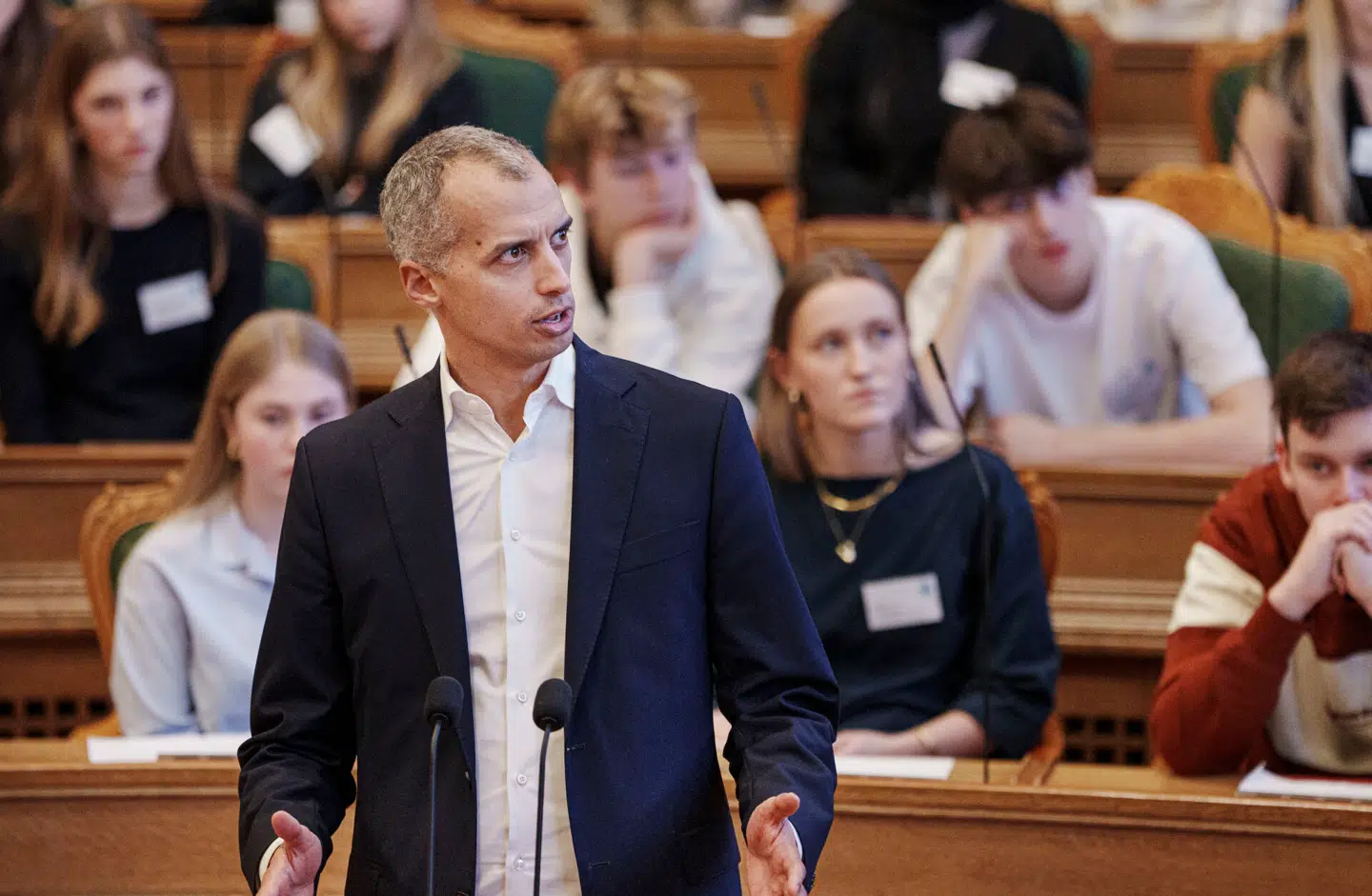 Børne- og undervisningsminister Mattias Tesfaye (S) siger til Jyllands-Posten, at han ikke vil »centralisere denne opgave i ministeriet«. Arkivfoto: Liselotte Sabroe, Scanpix