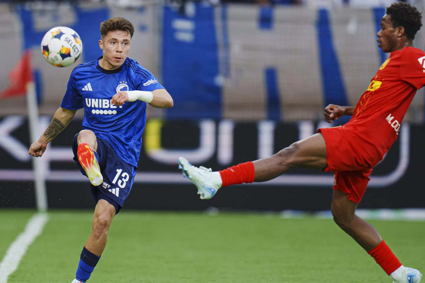 Rodrigo Huescas har spillet fuld tid for FC København, siden nyheden om hans vanvidskørsel kom frem. (Arkivfoto).