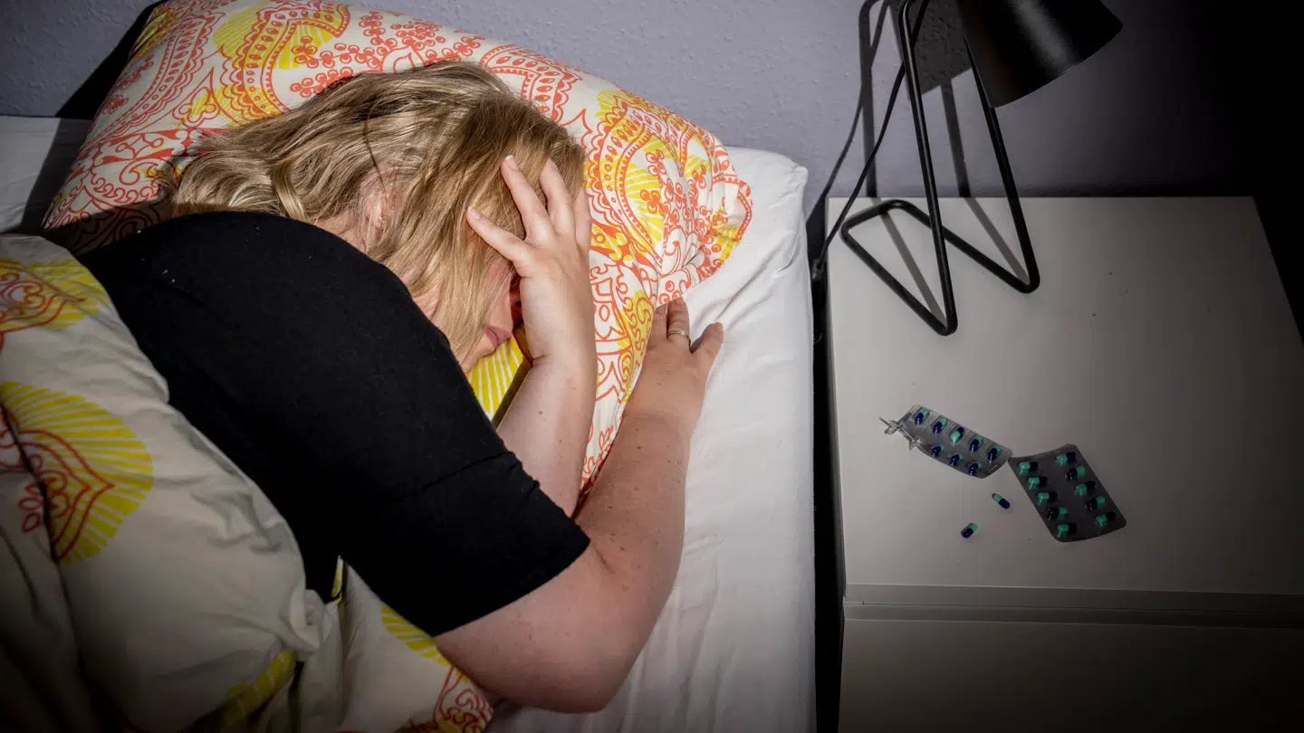 Modelfoto for blandt andet stress, angst og depression, onsdag den 7. juni 2023.