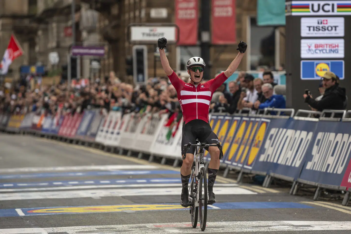 Albert Withen Philipsen vandt Paris-Roubaix. (Arkivfoto).