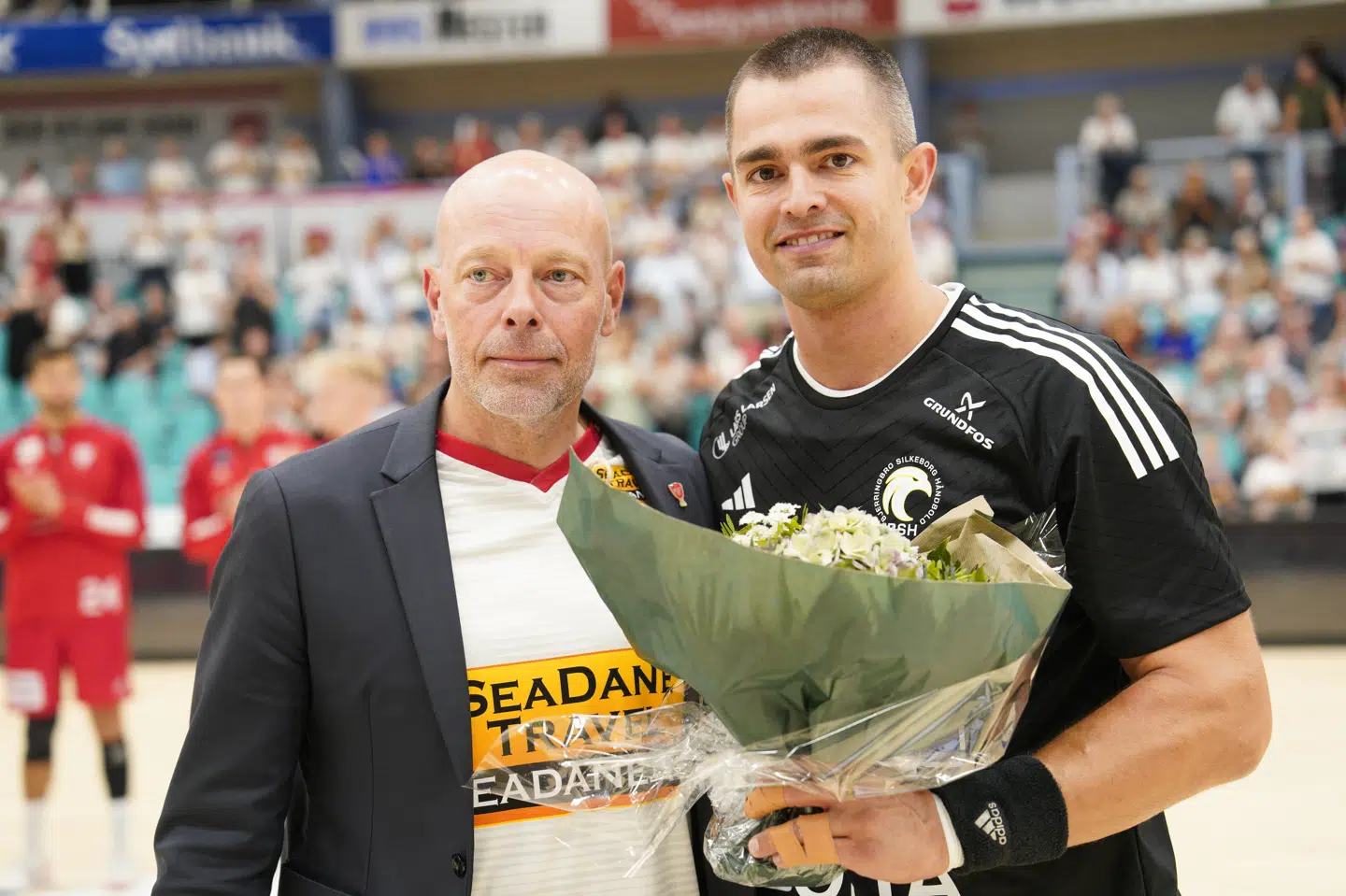 Christian Hjermind (til venstre) er færdig i KIF Kolding. (Arkivfoto).