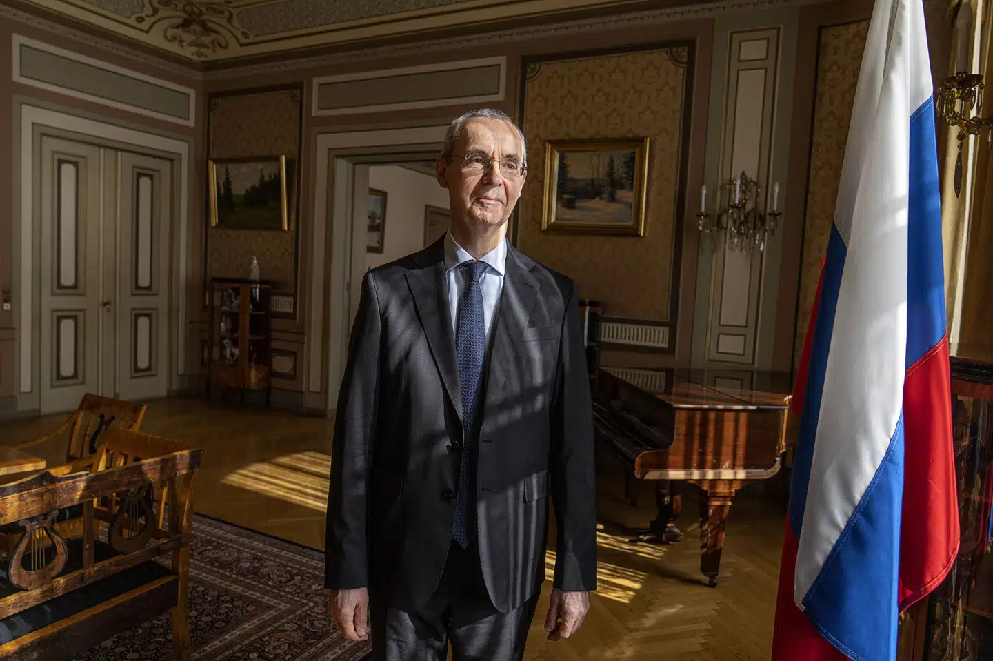 - Udvekslingen af kamperfaring er ikke en humanitær aktion. Det er en konkret handling til støtte for Ukraines væbnede styrker, siger Vladimir Barbin, der er Ruslands ambassadør i Danmark. (Arkivfoto).