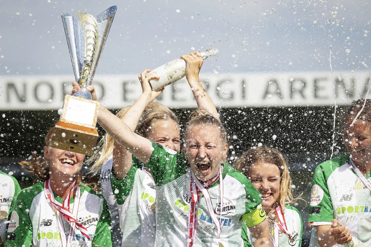 Fortuna Hjørring har 11 mesterskaber og 10 pokaltitler bag sig, og begge totaler kan meget vel blive udbygget i denne sæson. (Arkivfoto).