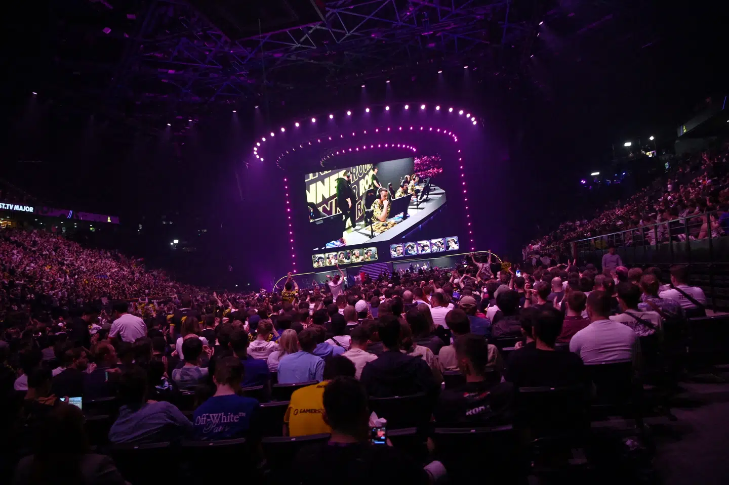 Astralis har nu misset fem majors i træk, blandt andet turneringen i Paris i 2023, som dette billede stammer fra. (Arkivfoto).