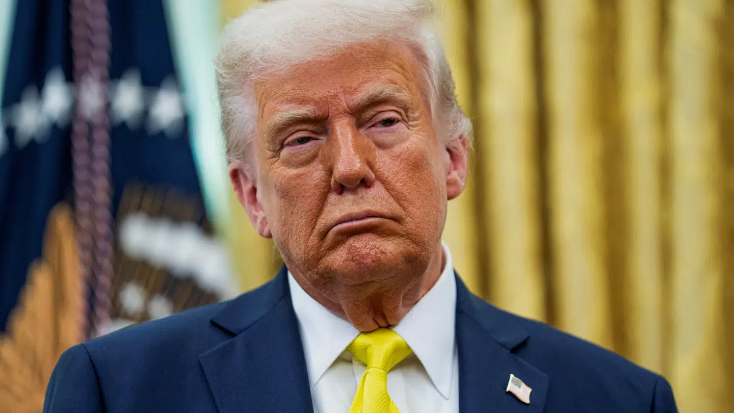 Den amerikanske præsident, Donald Trump, ses her i Det Hvide Hus den 18. april.