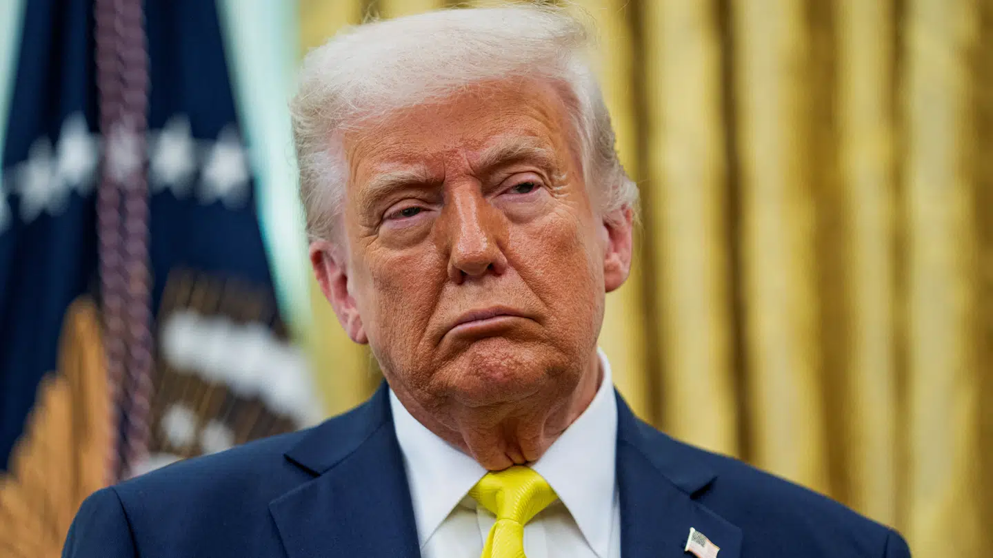 Den amerikanske præsident, Donald Trump, ses her i Det Hvide Hus den 18. april.