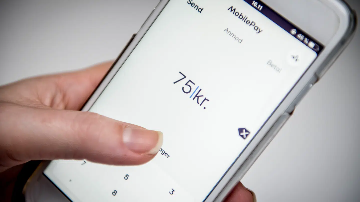 Du kan opleve forsinkelser, når du mandag eftermiddag bruger MobilePay. (Arkivfoto)