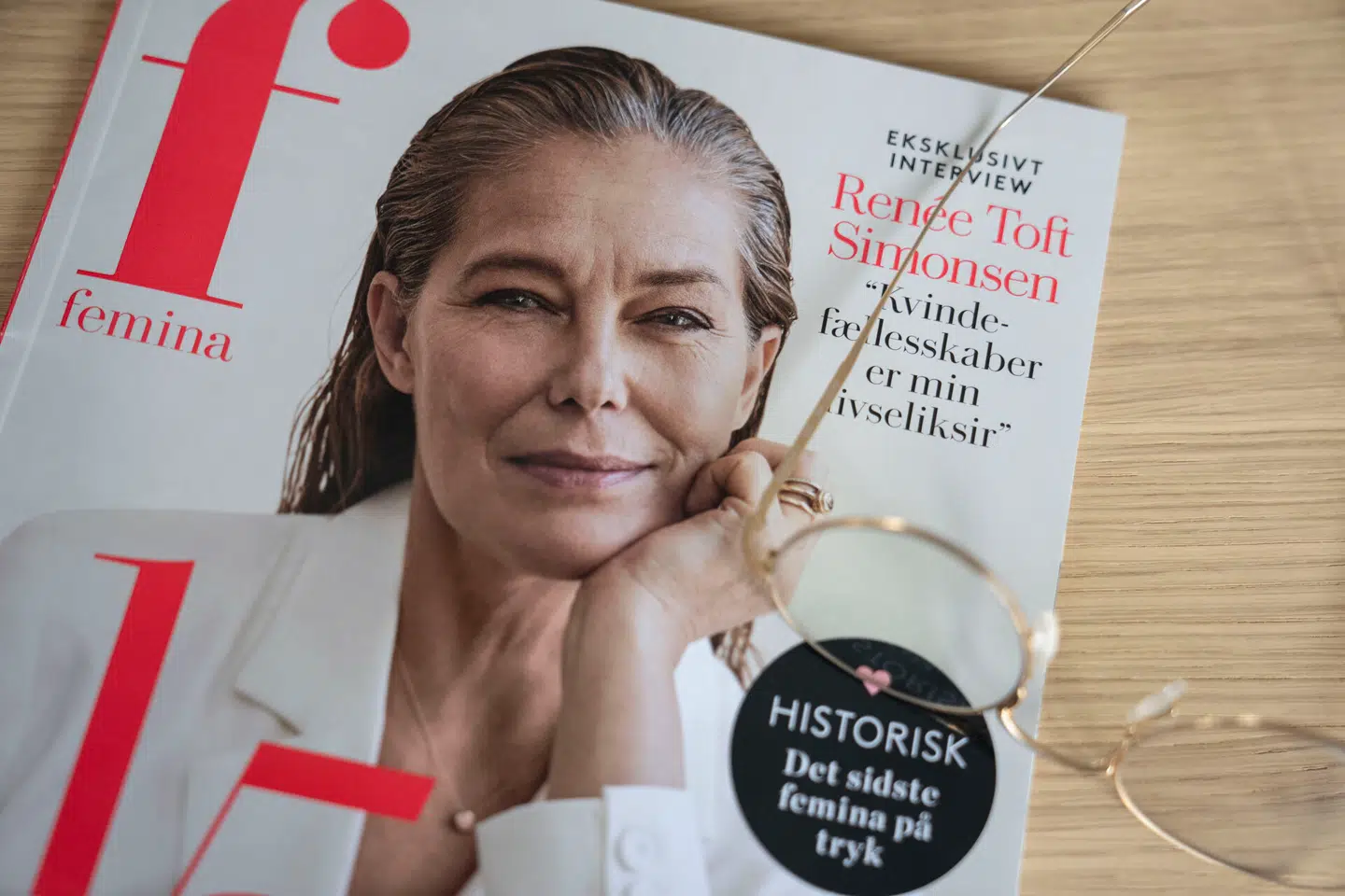 Femina vender tilbage på print. Her ses den seneste udgave fra februar 2024. Foto: Thomas Traasdahl