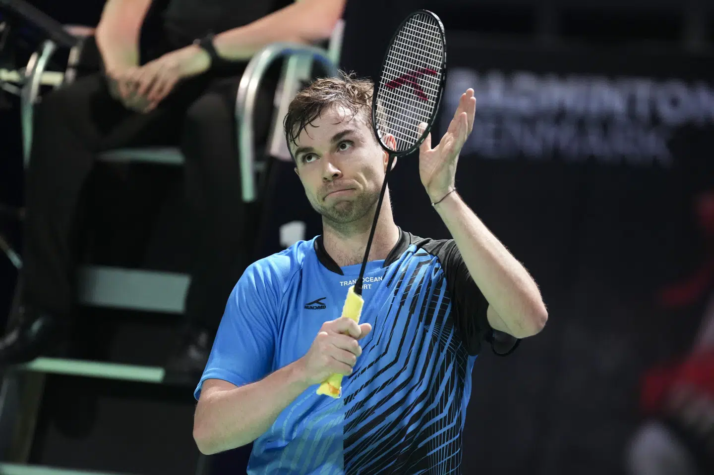 Rasmus Gemke misser Sudirman Cup på grund af en ankelskade. (Arkivfoto).