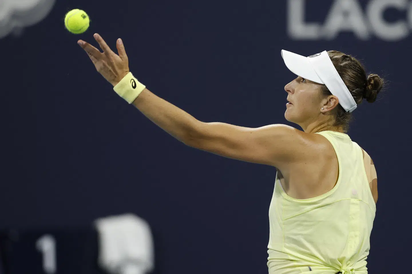 Belinda Bencic vandt onsdag i første runde og skal nu møde Clara Tauson i Madrid. (Arkivfoto).