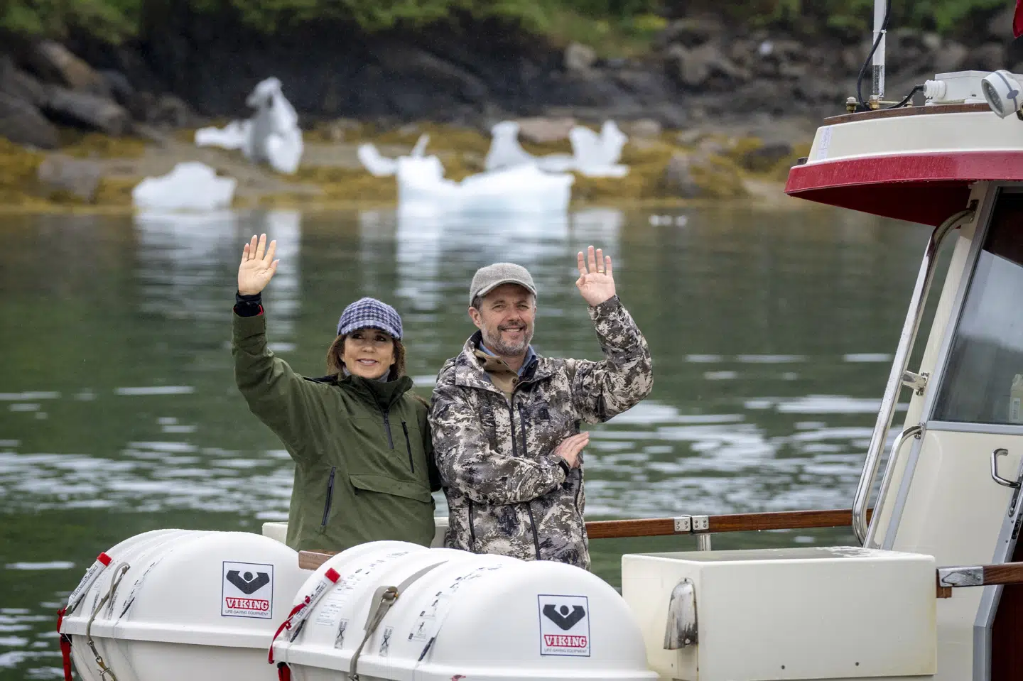 Kong Frederik og dronning Mary besøgte Grønland i løbet af sommeren sidste år. (Arkivfoto).