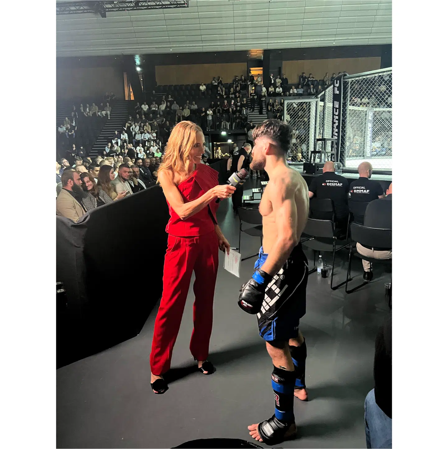 Camilla Ottesen under en af de tidligere MMA-stævner.