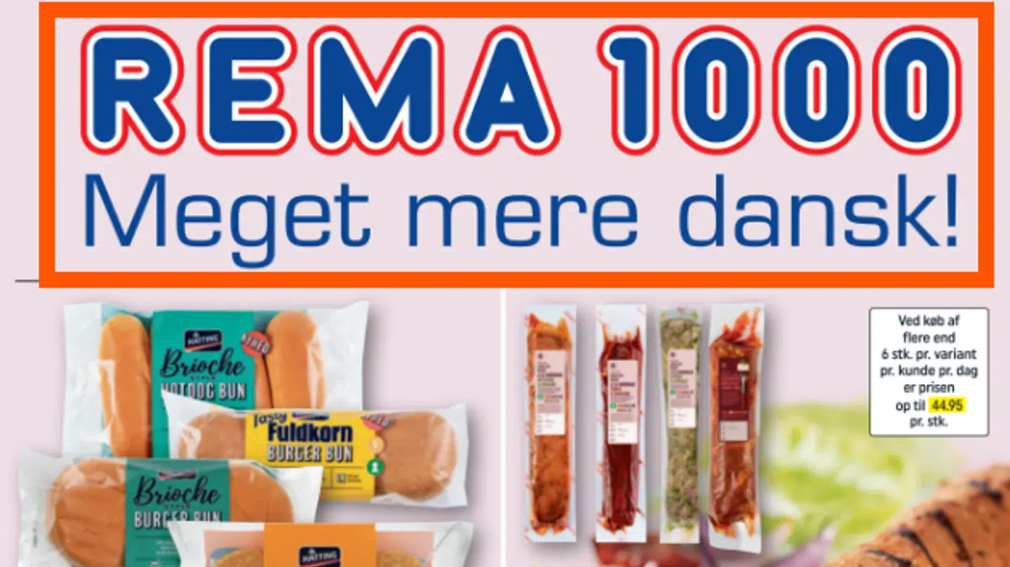 Sådan starter denne uges tilbudsavis fra Rema 1000.