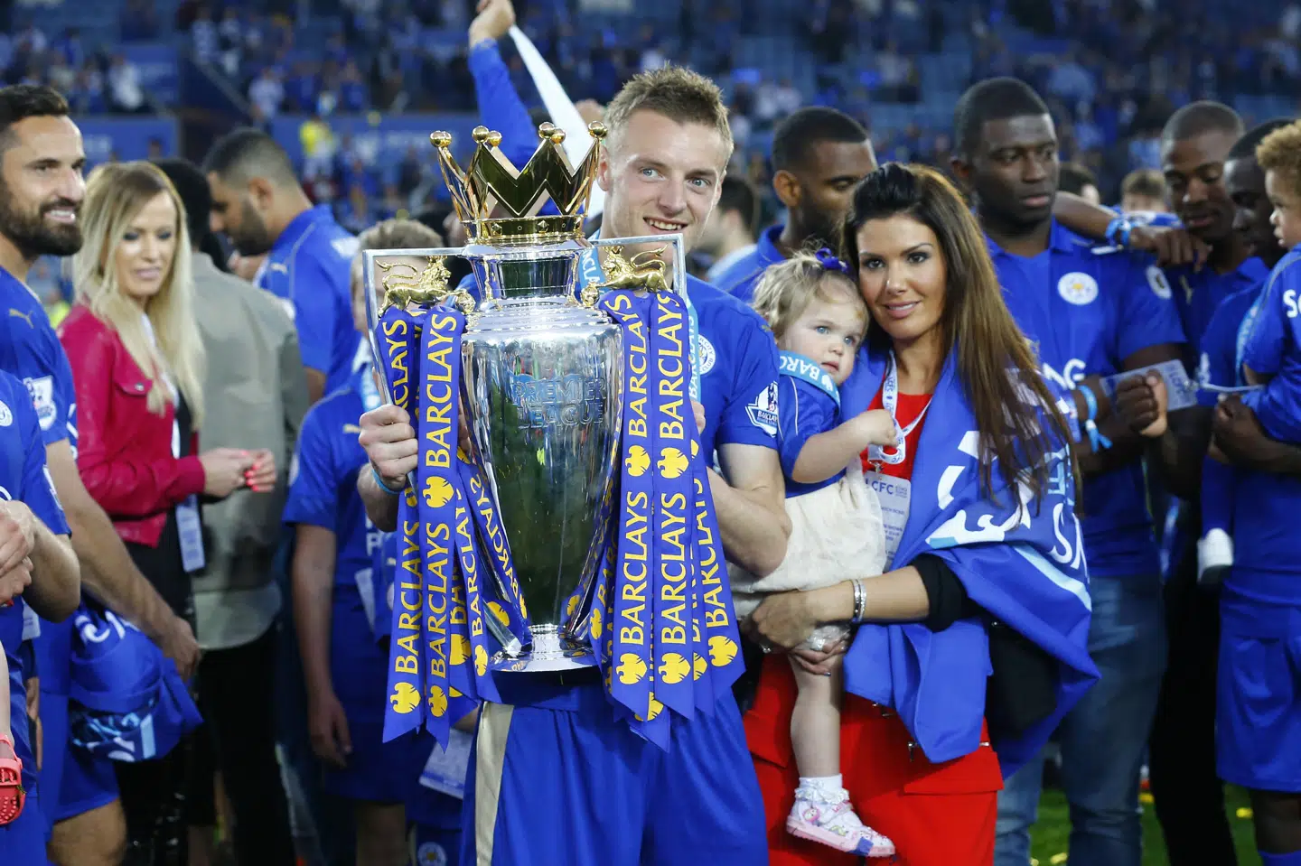 I mesterskabssæsonen 2015/16 scorede Jamie Vardy 24 mål. (Arkivfoto).