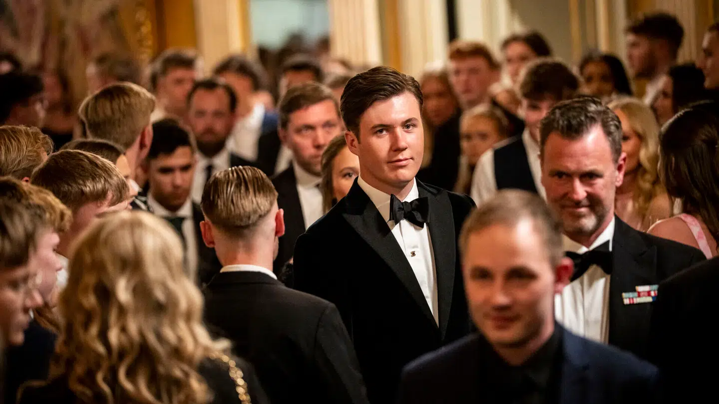 Kronprins Christian på Det Kongelige Teater, da man fejrede prinsesse Isabellas 18-års fødselsdag.