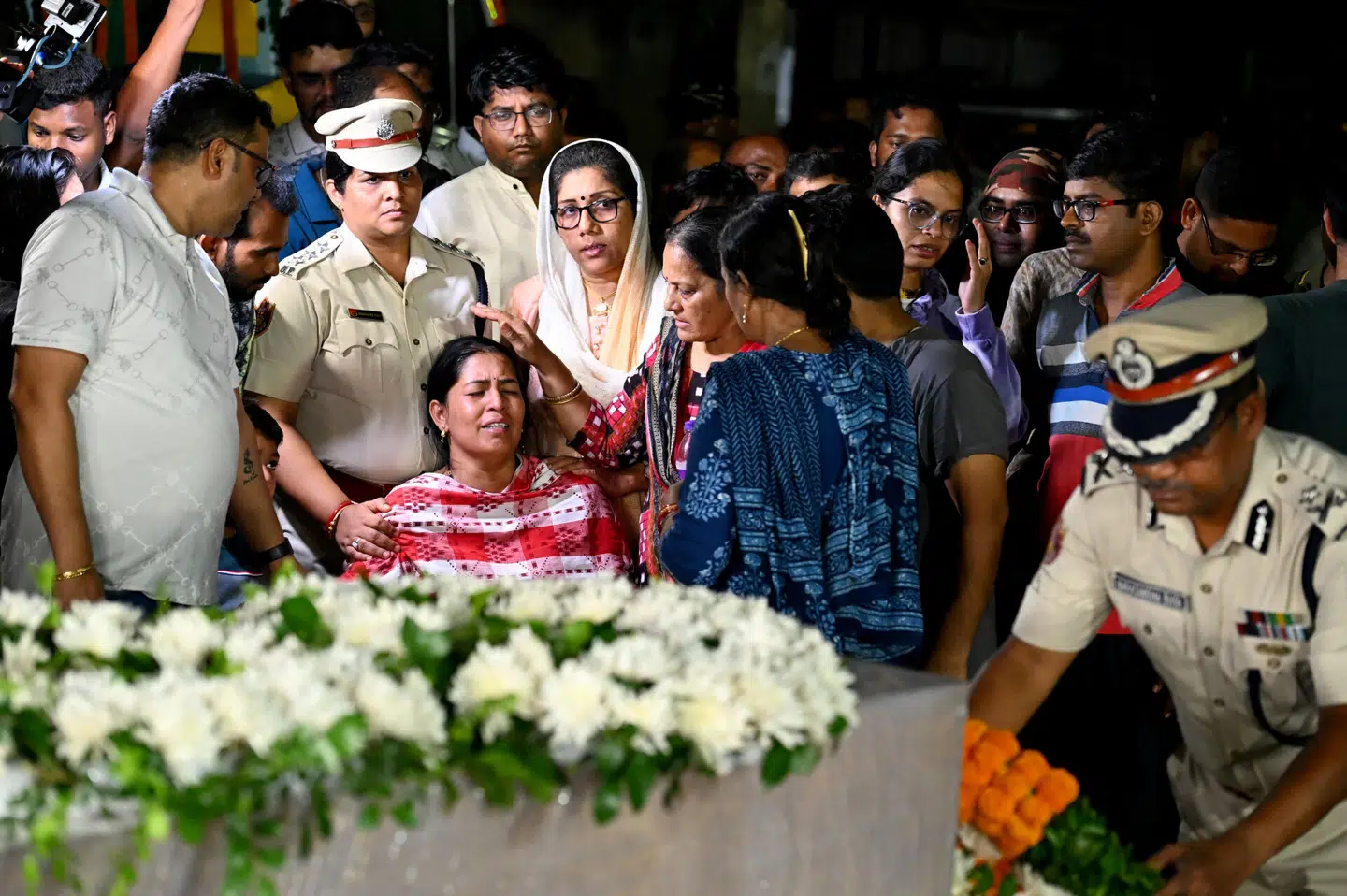Mindehøjtidlighed for et af ofrene ved. angrebet i Kashmir. Foto: Stringer, Scanpix