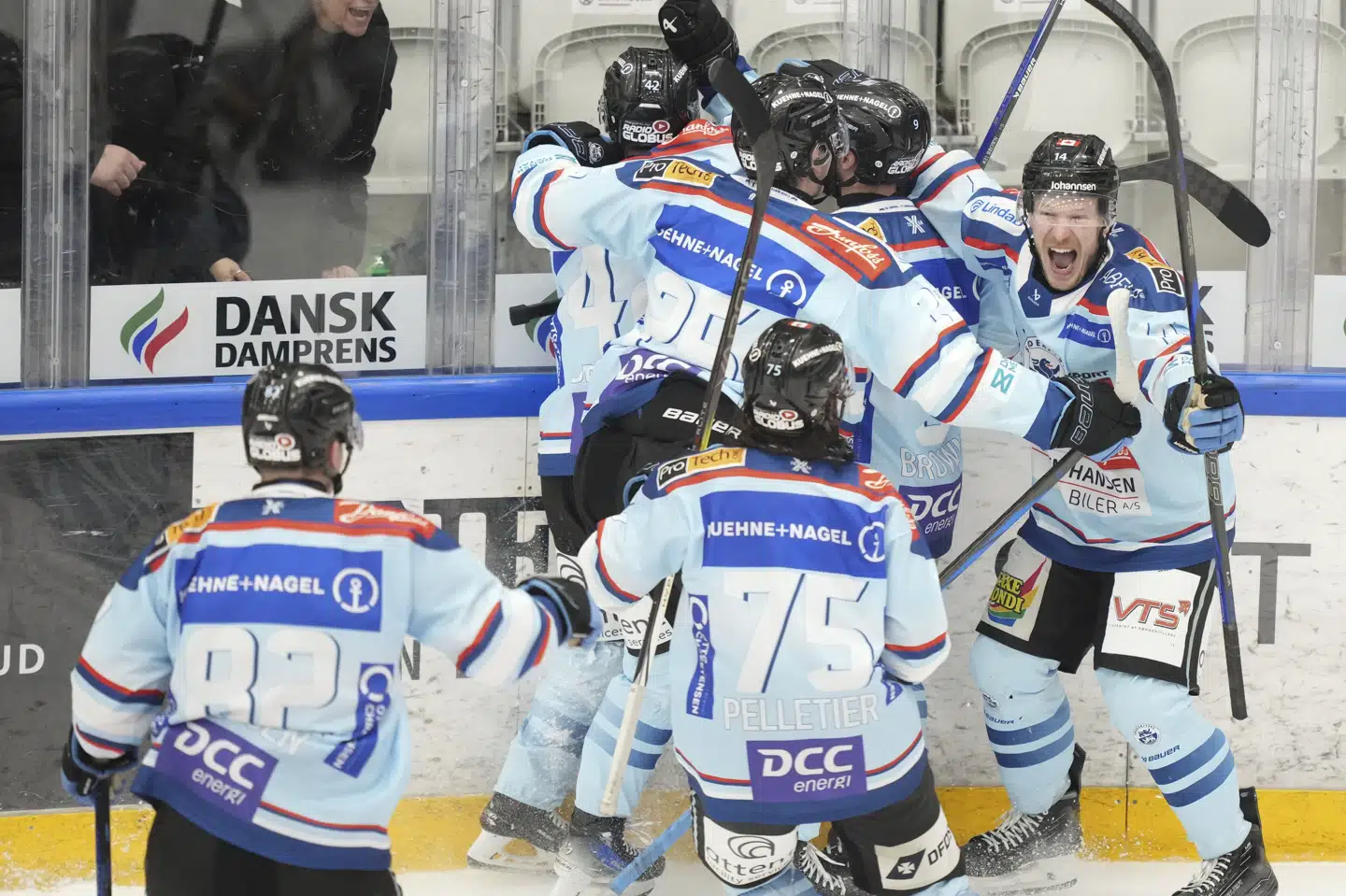 Sønderjyske Ishockey vil fortsat spille i samme farver og med samme, velkendte logo. (Arkivfoto).