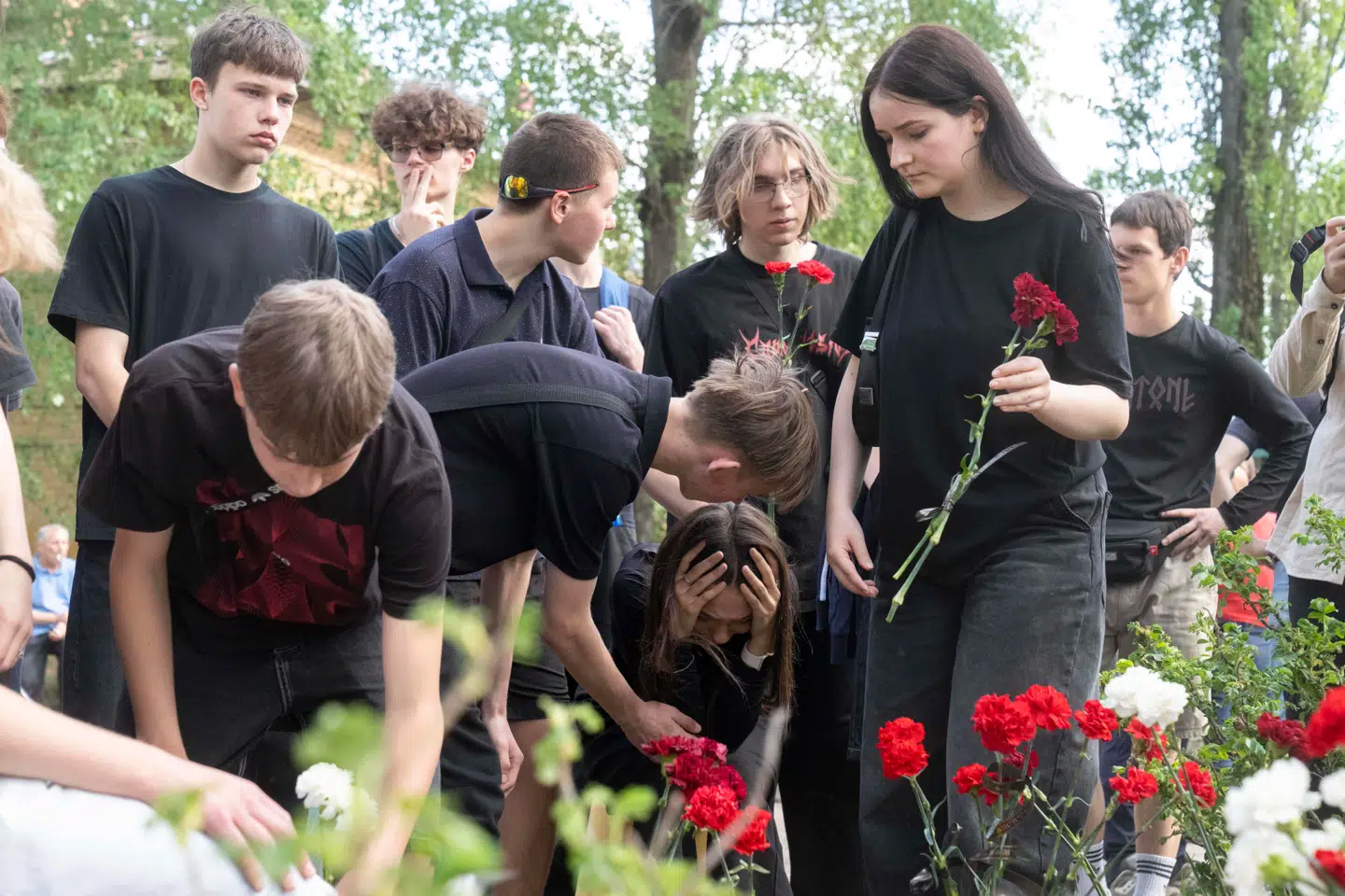 De unges ven, 17-årige Danja, blev fundet livløs under murbrokkerne efter det mest voldsomme missilangreb mod Kyiv siden sidste sommer.