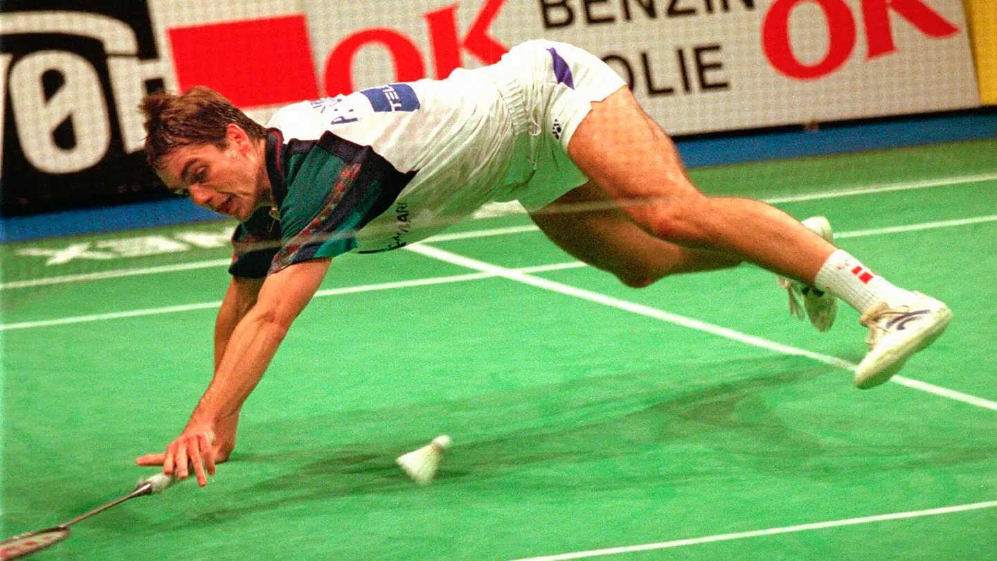 Poul-Erik Høyer under en Copenhagen Masters turnering i 1996.